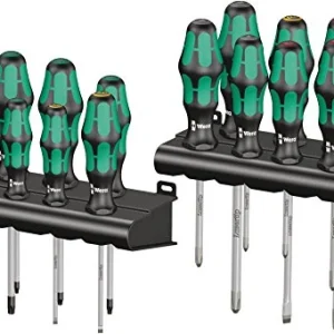Wera Star Drive Screwdriver Set – Slotted/Phillips/Pozidriv/Torx (05105630001)