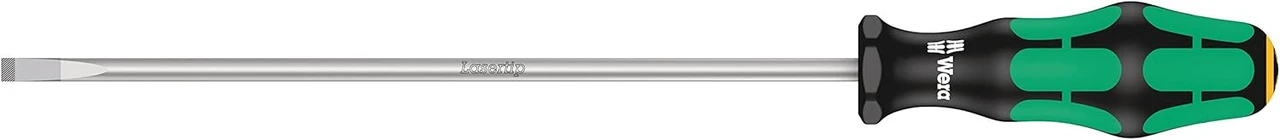 Wera 05110008001 Kraftform Plus 335 Slotted Screwdriver, 5.5mm Head, 8" Blade