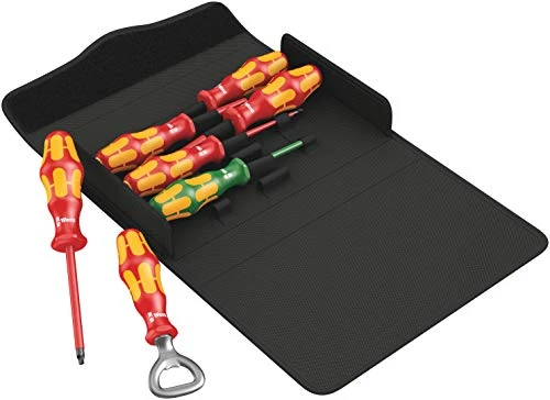 Wera Kraftform 100 iS/7 VDE Slim Screwdriver Set 7-Piece (05136018001)