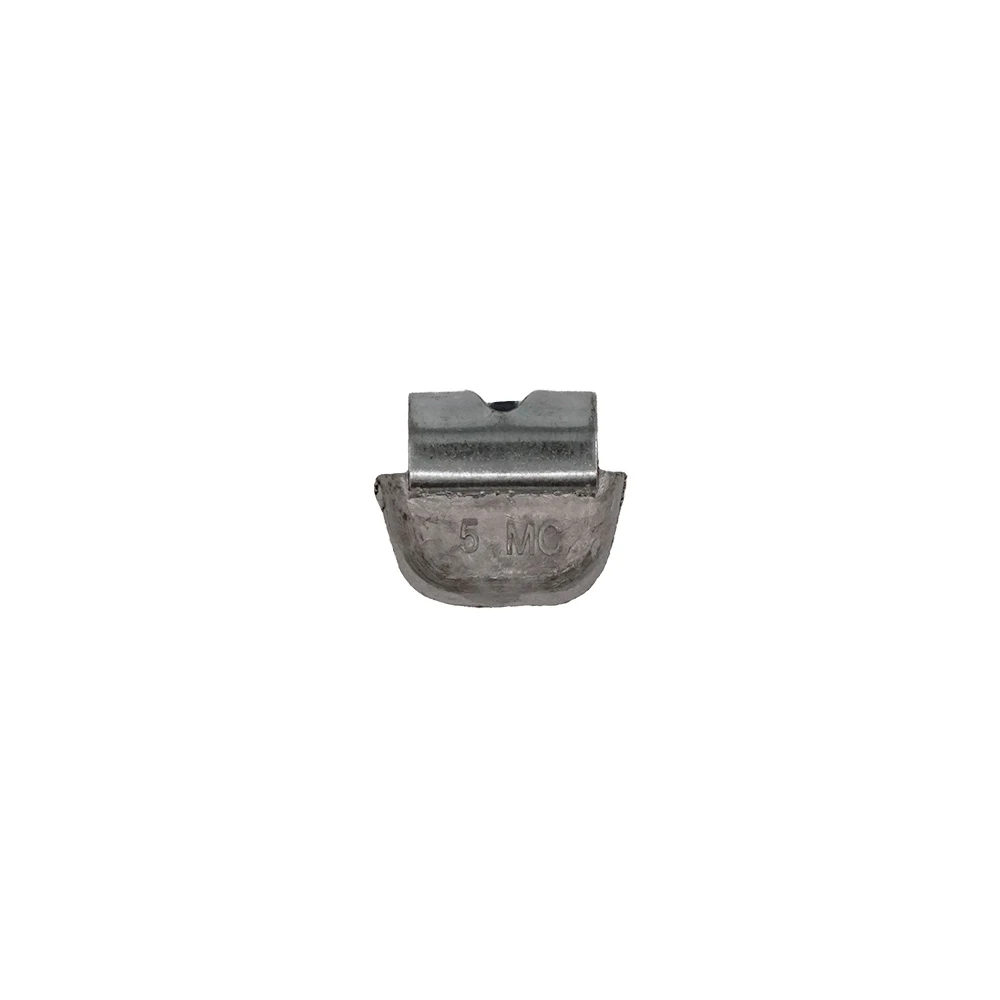 West Coast 0.5 oz Lead Clip-on Weights Uncoated 25/Box - MC Clip (WCPBMC-050)