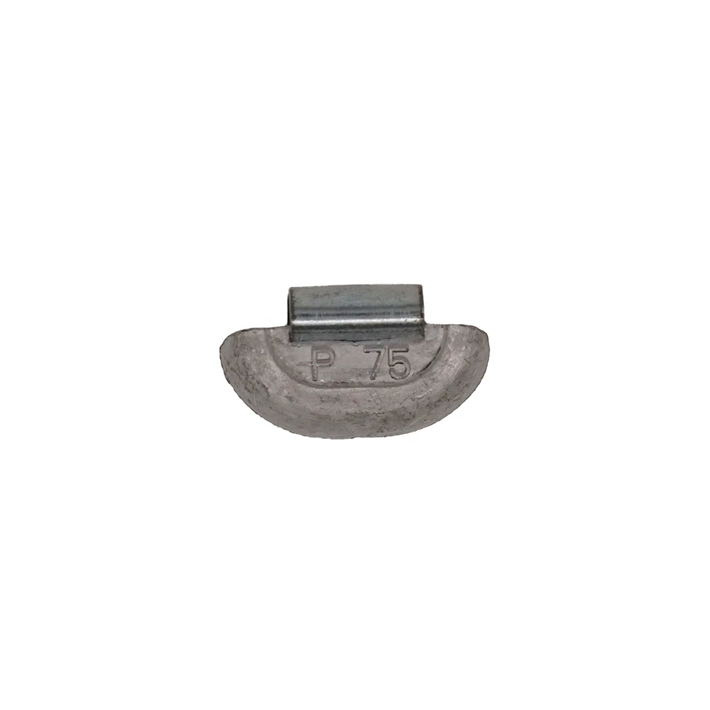 West Coast 0.75 oz Lead Clip-on Weights Uncoated 25/Box - P Clip (WCPBP-075)