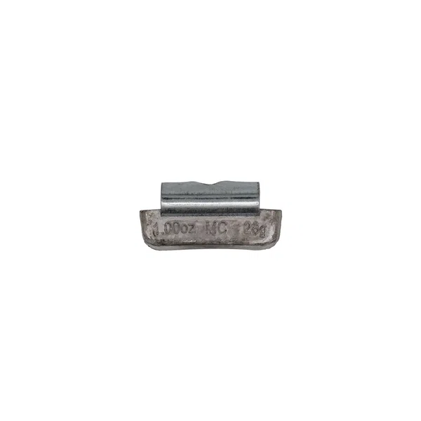 West Coast 1.00 oz Lead Clip-on Weights Uncoated 25/Box - MC Clip (WCPBMC-100)