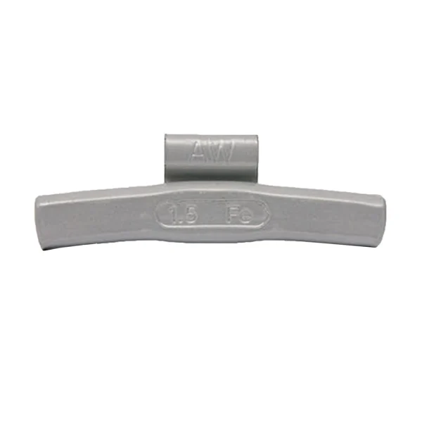 West Coast 1.00 oz Steel Clip-on Weights Uncoated 25/Box - AW Clip (WCFEAW-100)