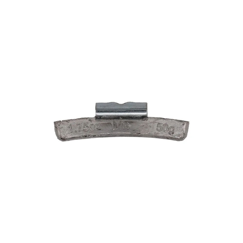 West Coast 1.75 oz Lead Clip-on Weights Uncoated 25/Box - MC Clip (WCPBMC-175)