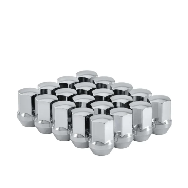 West Coast 14x1.5 OE Style Lug Nut 7/8" Hex 1.53" 8 Lug Install Kit Chrome Fits Chevy GM - 80802 (W5814LS)