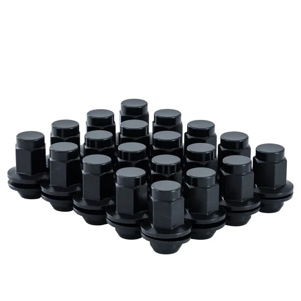 West Coast 14x1.5 OE Style Mag Lug Nut 7/8" Hex 1.75" 5 Lug Install Kit Black 80399 (W556014DMB)