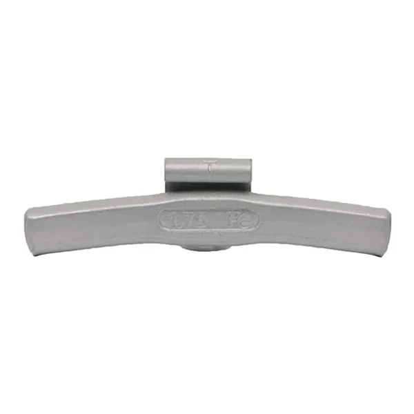 West Coast 2.5 oz Steel Clip-on Weights Uncoated 25/Box - T Clip (WCFET-250)