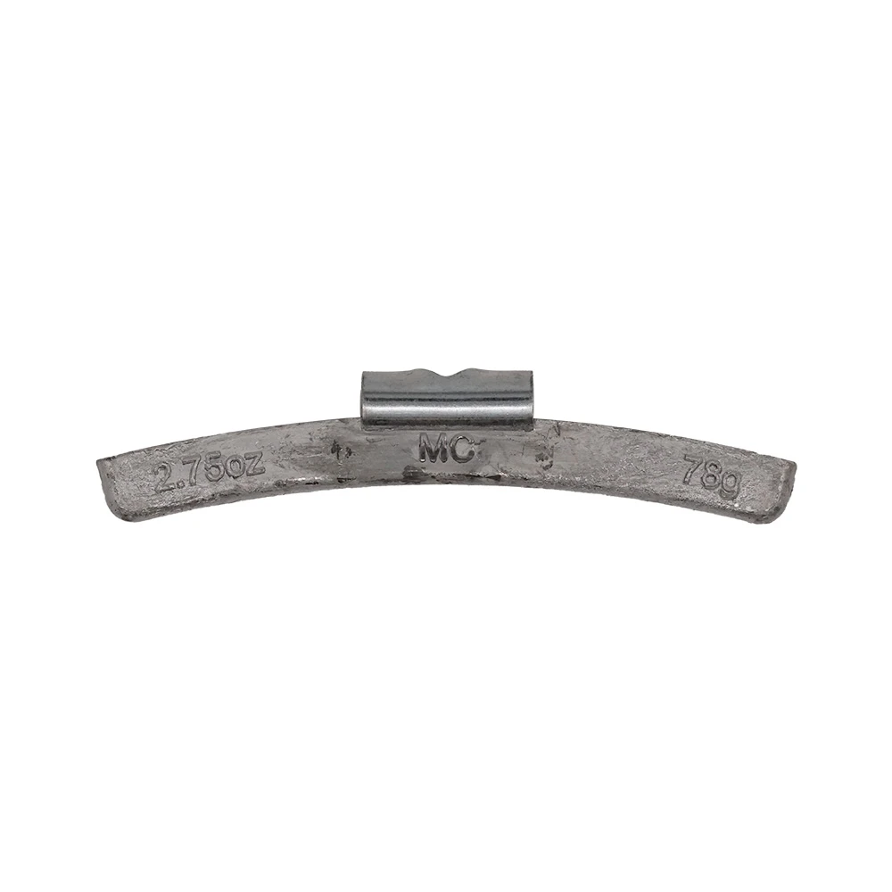 West Coast 2.75 oz Lead Clip-on Weights Uncoated 25/Box - MC Clip (WCPBMC-275) — product image 2