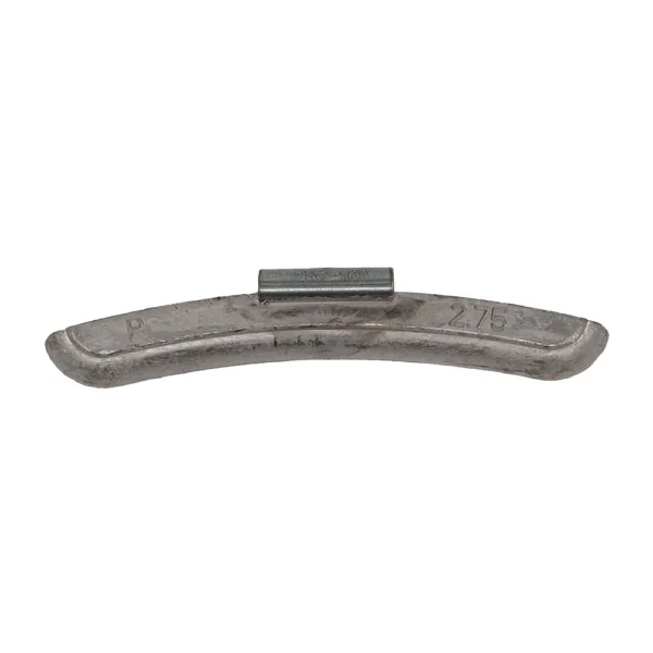 West Coast 2.75 oz Lead Clip-on Weights Uncoated 25/Box - P Clip (WCPBP-275)