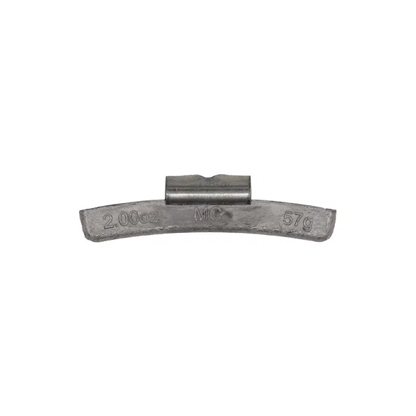 West Coast 20 oz Lead Clip-on Weights Uncoated 25/Box - MC Clip (WCPBMC-200)