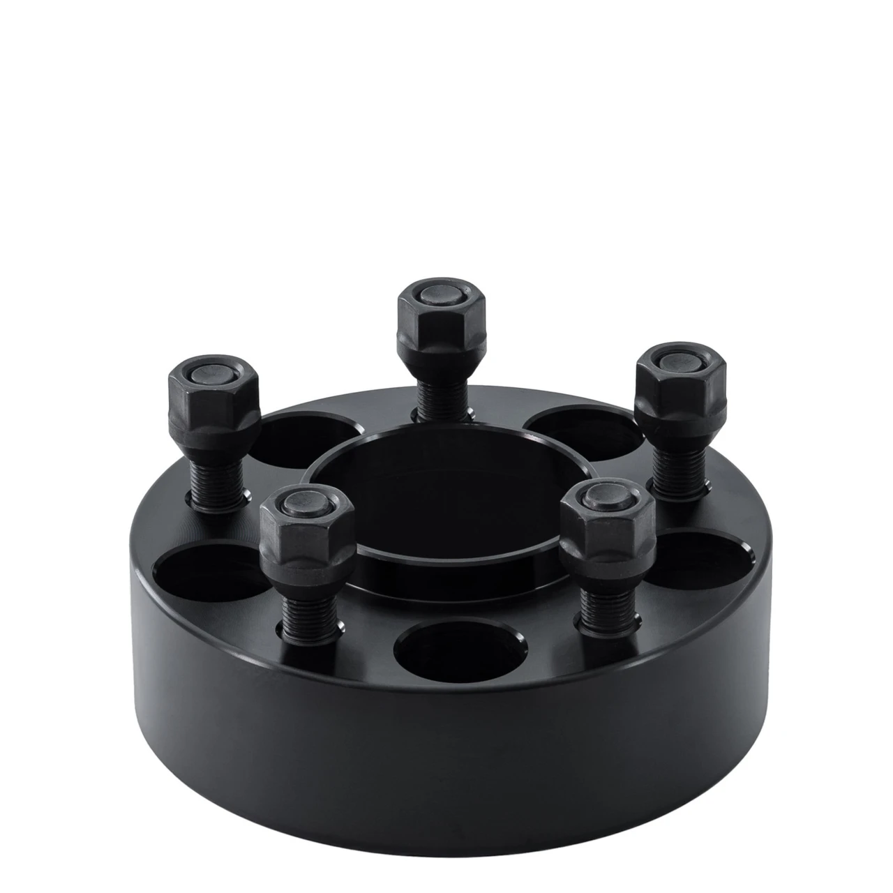 West Coast 5x127 (5x5) Bolt Pattern 2" Thick 71.5mm CB 14x1.5 Studs - Black (20-14-5500-5500-71HC) — product image 2