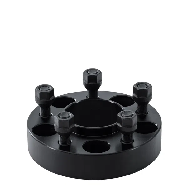West Coast 5x4.5 - 5x5 Bolt Pattern 1.25" Thick 71.5mm CB 1/2" Studs Black (125-12-5450-5500-71HC)
