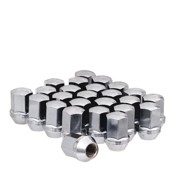 West Coast 9/16" OE Style Lug Nut 7/8" Hex 1.53" 8 Lug Install Kit Chrome Fits Chevy GM (DPC5896LS)