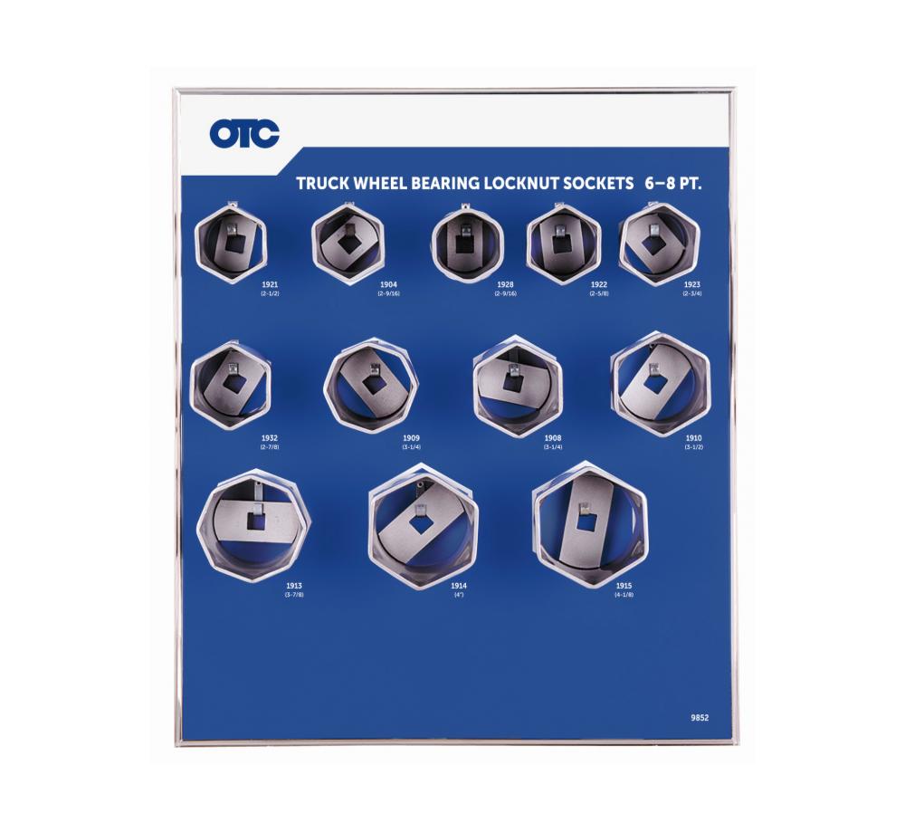 Wheel Bearing Locknut Sockets / board