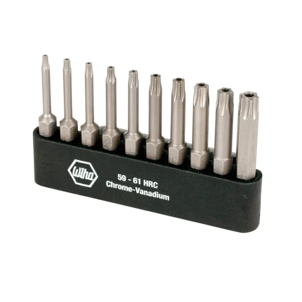 Wiha 10-Piece Security Torx Power Bit Belt Pack Set (74987)