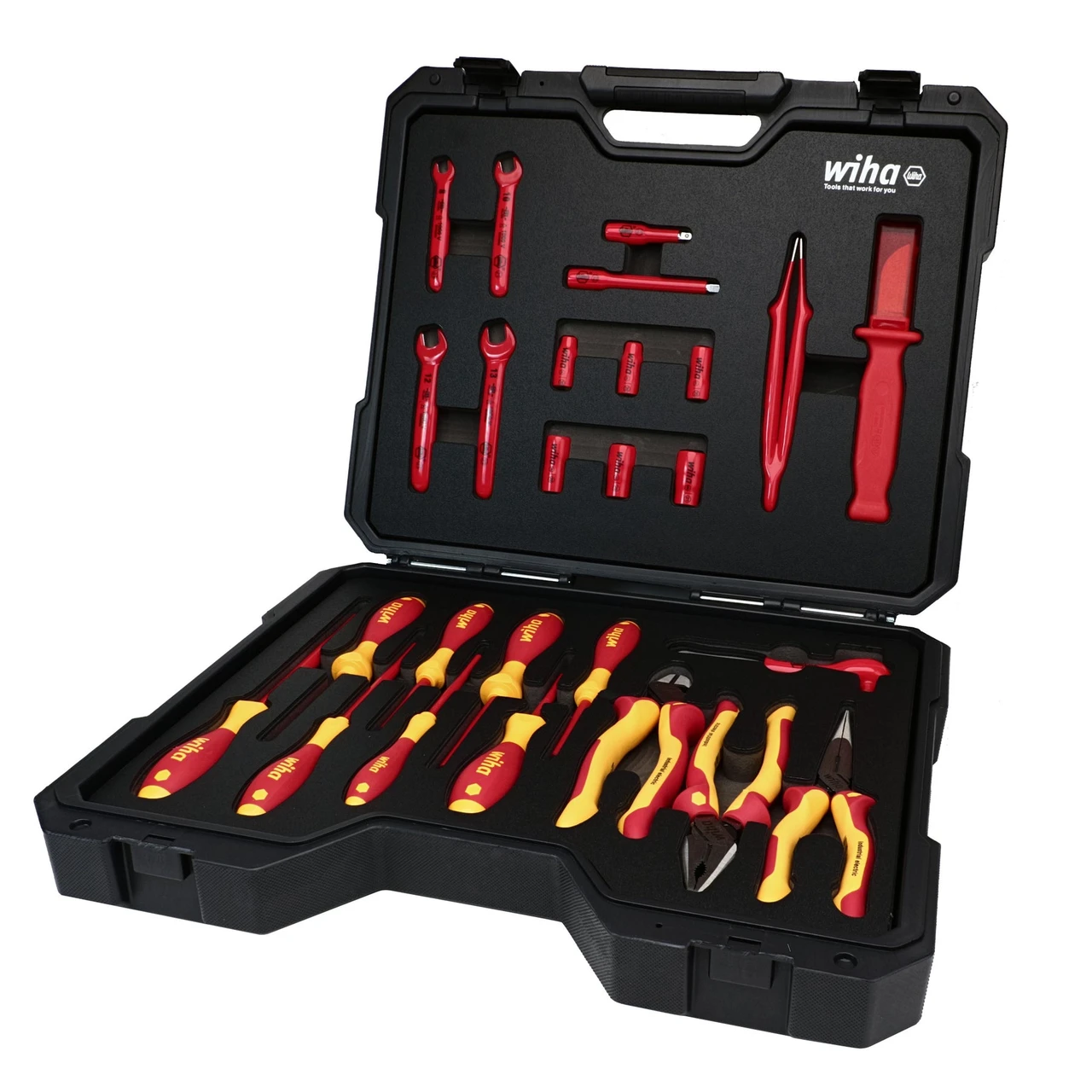 Wiha 26-Piece Insulated Hybrid & EV Essentials Tool Kit (91890)