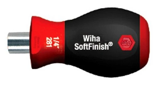 Wiha SoftFinish 1/4" Stubby Bit Holder Magnetic (28103)