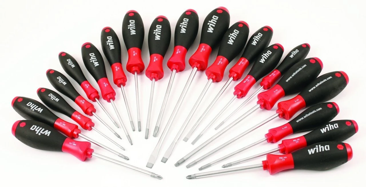 Wiha Pro Tool Set with SoftFinish Grip, 20-Piece (30299)