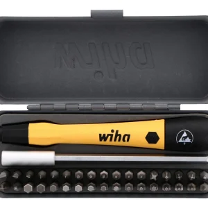 Wiha 36 Piece ESD Precision Micro Bit Set for Electronics (75979)