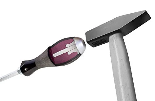 Wiha Screwdriver Set, Slotted and Phillips, Heavy Duty MicroFinish Handle (53398) — product image 5