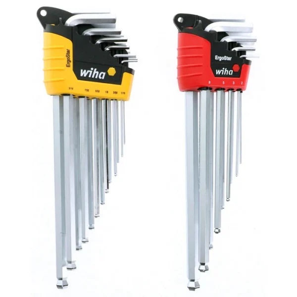 Wiha ErgoStar MagicRing Ball End Hex L-Key Inch/Metric Set (66992)