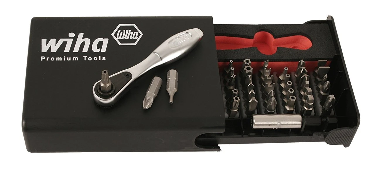 Wiha Security Bits Collector with 1/4" Ratchet 39-Piece Set (71988) — product image 2