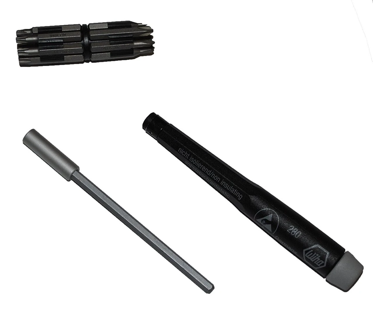 Wiha 16-Piece System 4 ESD Slotted, Phillips & Torx Micro Bit Set (75093) — product image 3