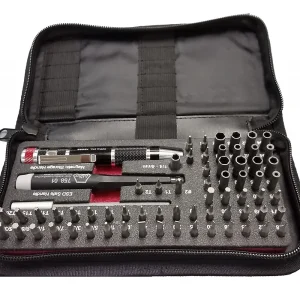 Wiha Master Tech Micro Bit Set with 68 Pieces in Travel Case (75971)