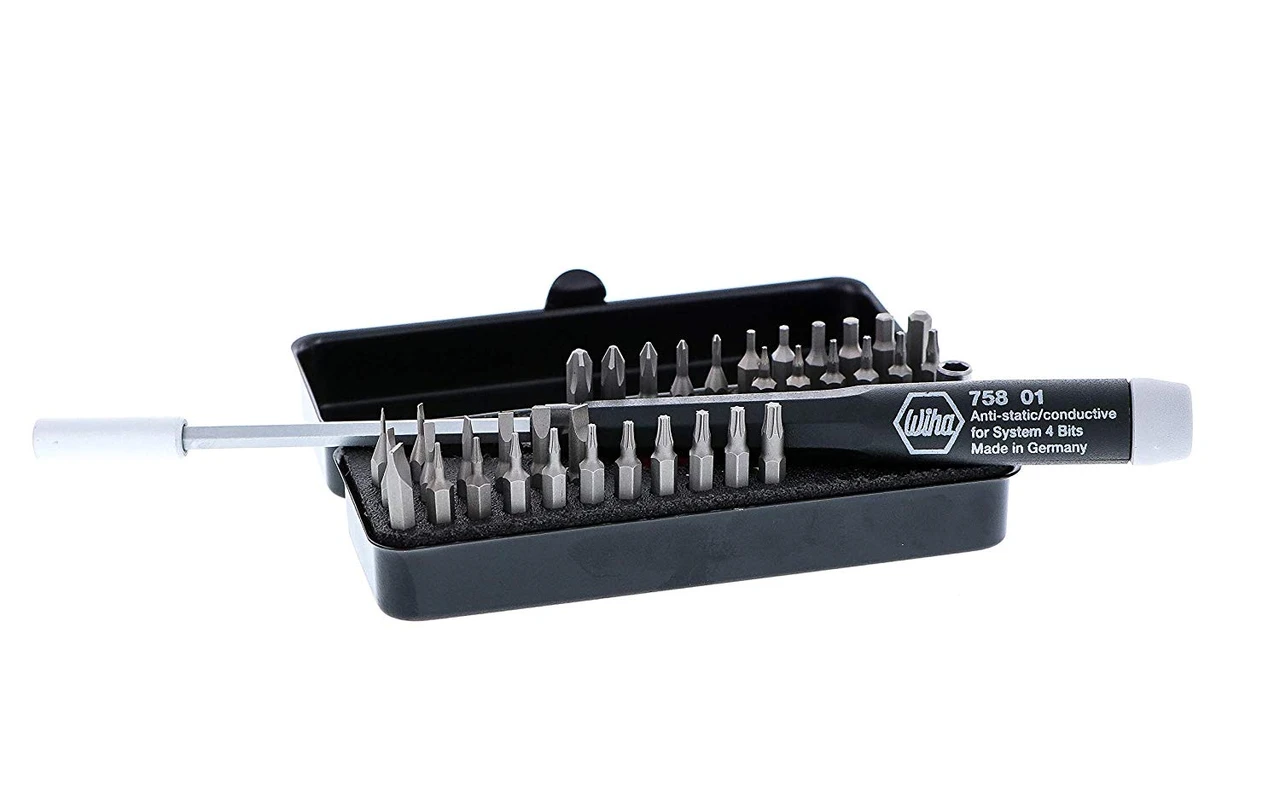 Wiha System 4 ESD Safe Mini Micro Bit Set, 39 Pieces (75980) — product image 2