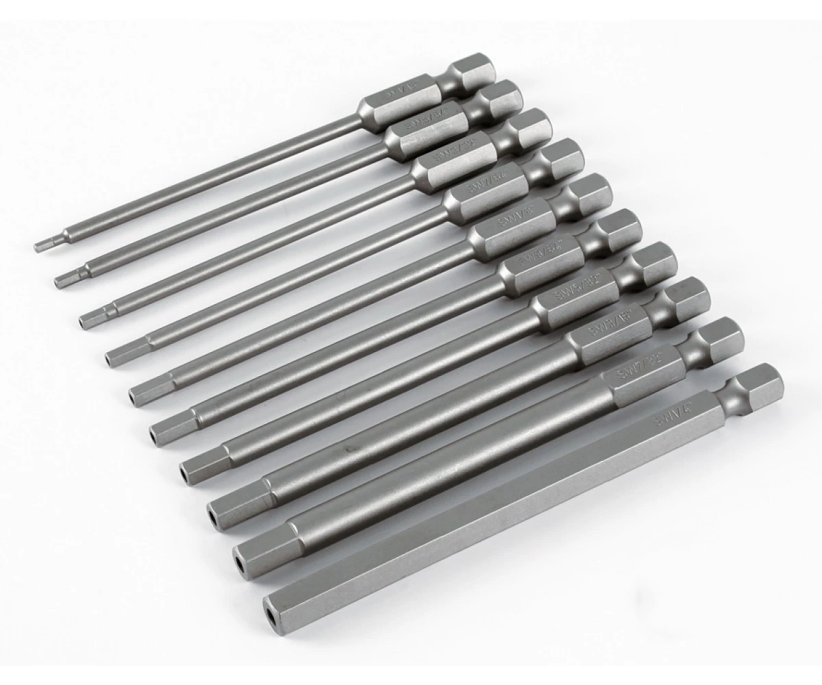 Wiha Security Hex Inch Power Blades 10-Piece Set (76096)