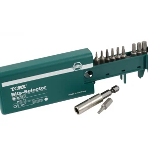 Wiha Torx Bit Selector Set with Universal Magnetic Bit Holder (79242)