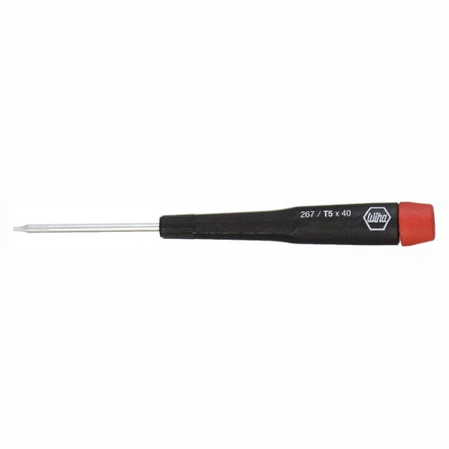 Wiha Torx Precision Screwdriver T5 x 40mm with Ergonomic Handle (96705)