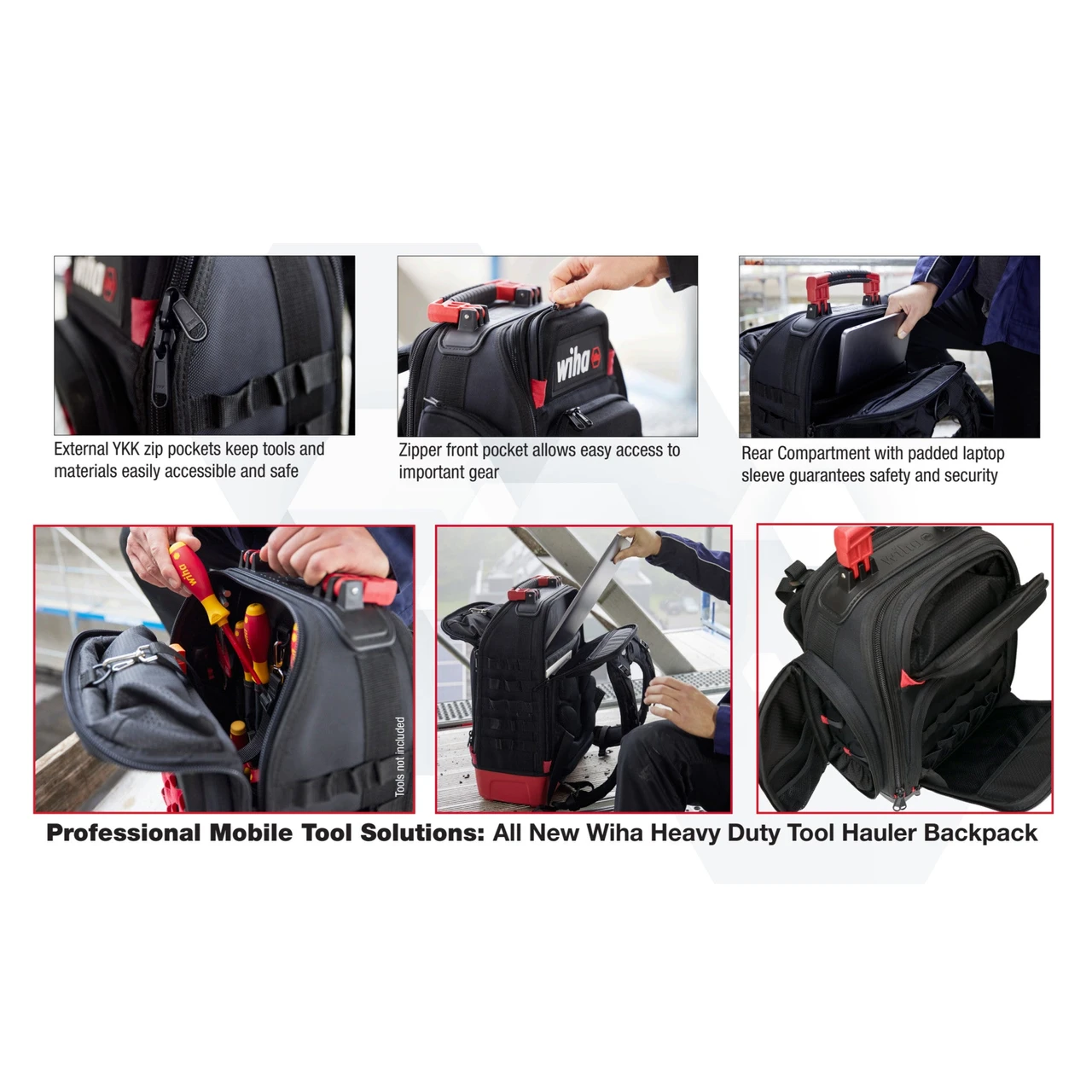 Wiha Industrial Mro Tool Kit In Heavy Duty Backpack - 15 Piece (91875) — product image 5