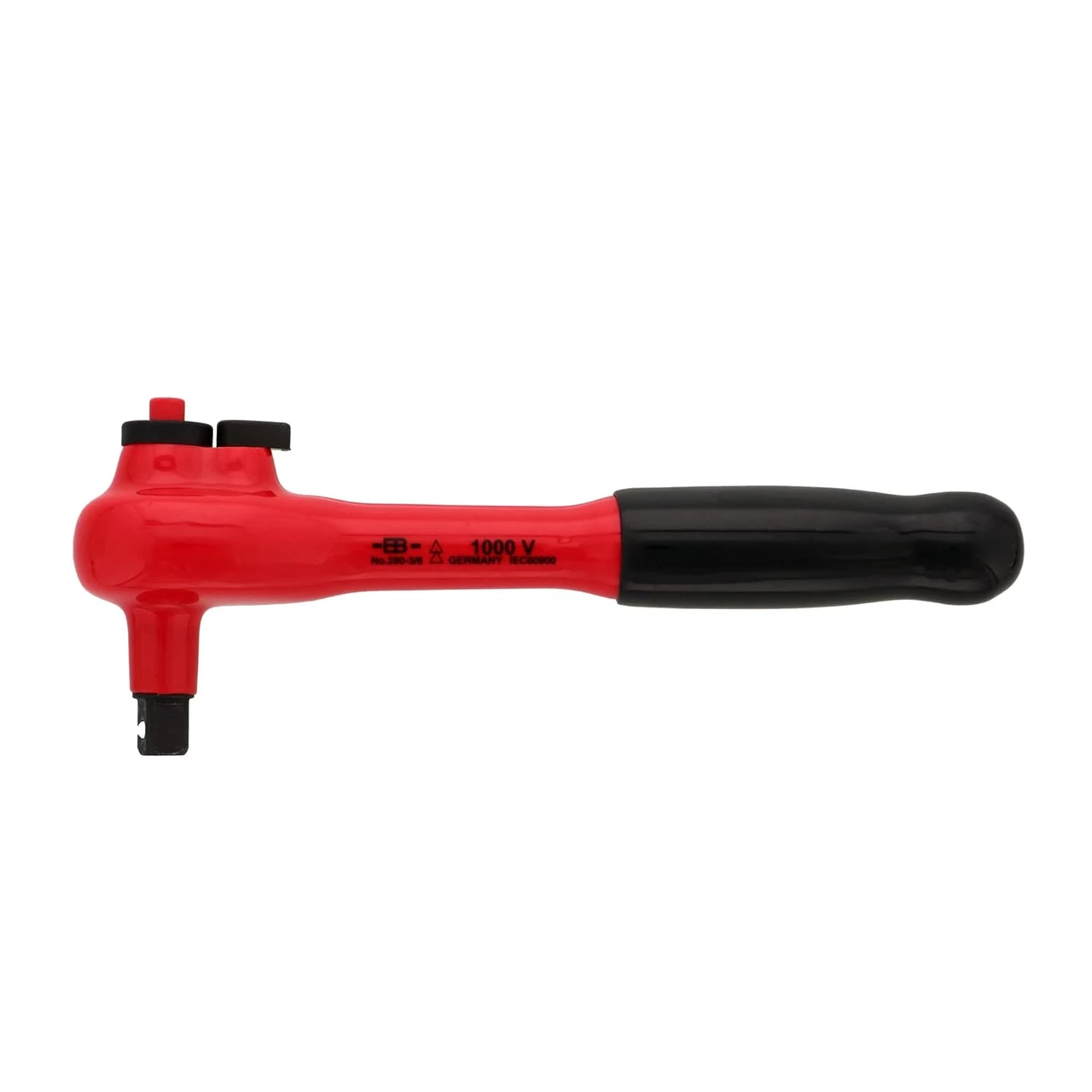 Wiha Insulated 3/8" Drive Ratchet, 7.5" (12852) — product image 2