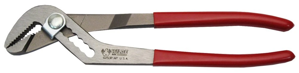 Wilde Tool 10" Water Pump Slip Joint Pliers-Polished (G253P.NP/CC)