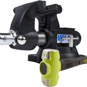 Wilton 1755 Model SE Black Tradesman Vise & B.A.S.H Hammer (28806A)