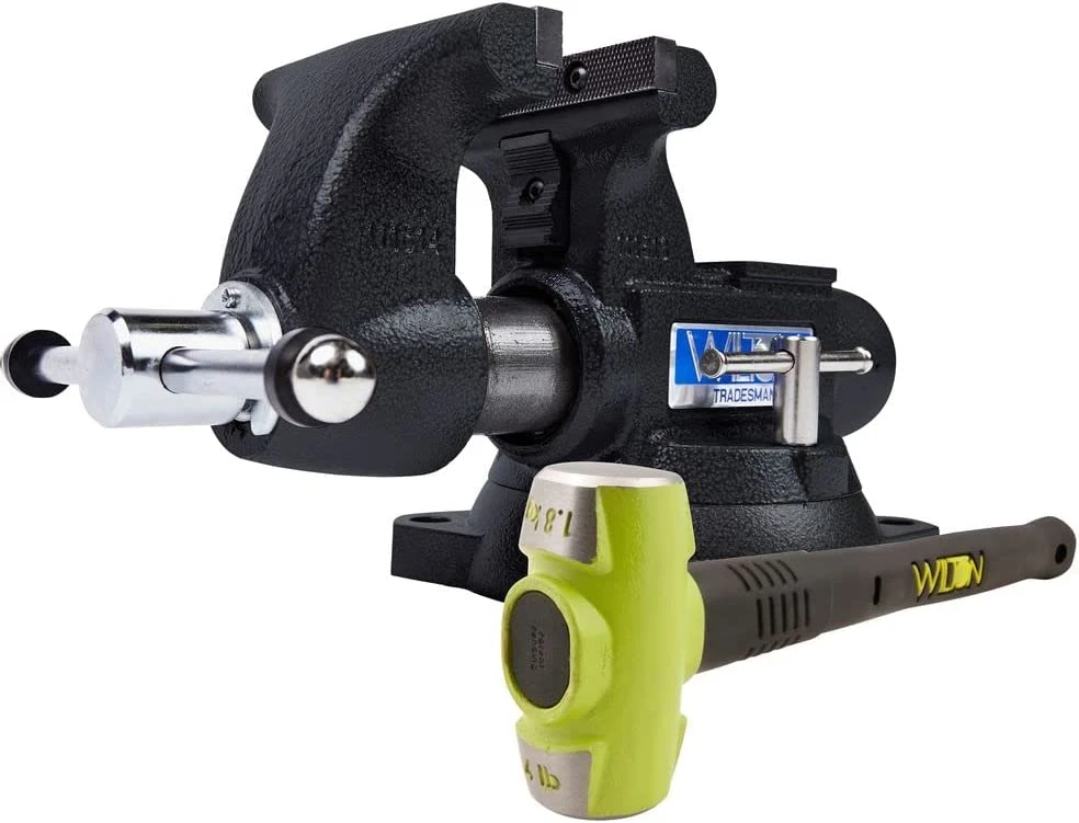 Wilton 1755 Model SE Black Tradesman Vise & B.A.S.H Hammer (28806A)