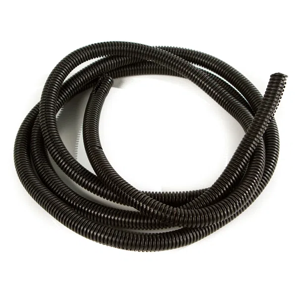 Wirthco 1/4" x 100' Polyethylene Split Loom Tubing Black (27021)
