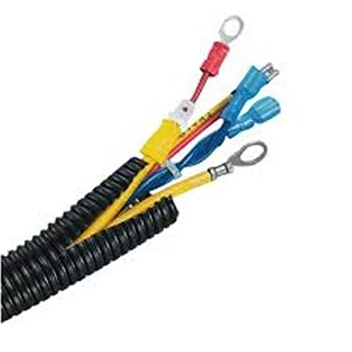 Wirthco 1/4" x 100' Polyethylene Split Loom Tubing Black (27021) — product image 2