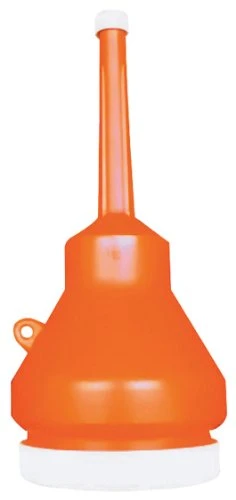 WirthCo Orange Capped Funnel 1 Pint Capacity (32105)
