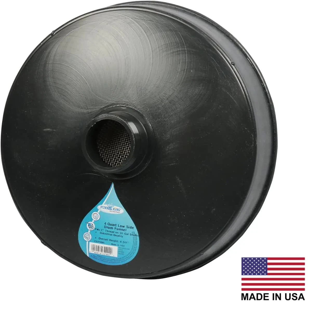 Wirthco Drum Funnel with Screen 4qt Capacity (32900) — product image 2