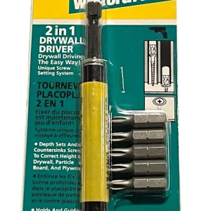 Wolfcraft Drywall Screw Setter Hole Shooter - 7-Piece, 2-in-1 Magnetic Counters (2405)