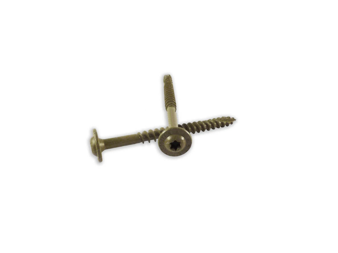 WoodPro 1/4" x 2-1/2" Exterior Wood Screws Round Head 50-Pack (ST14X212-50PC)
