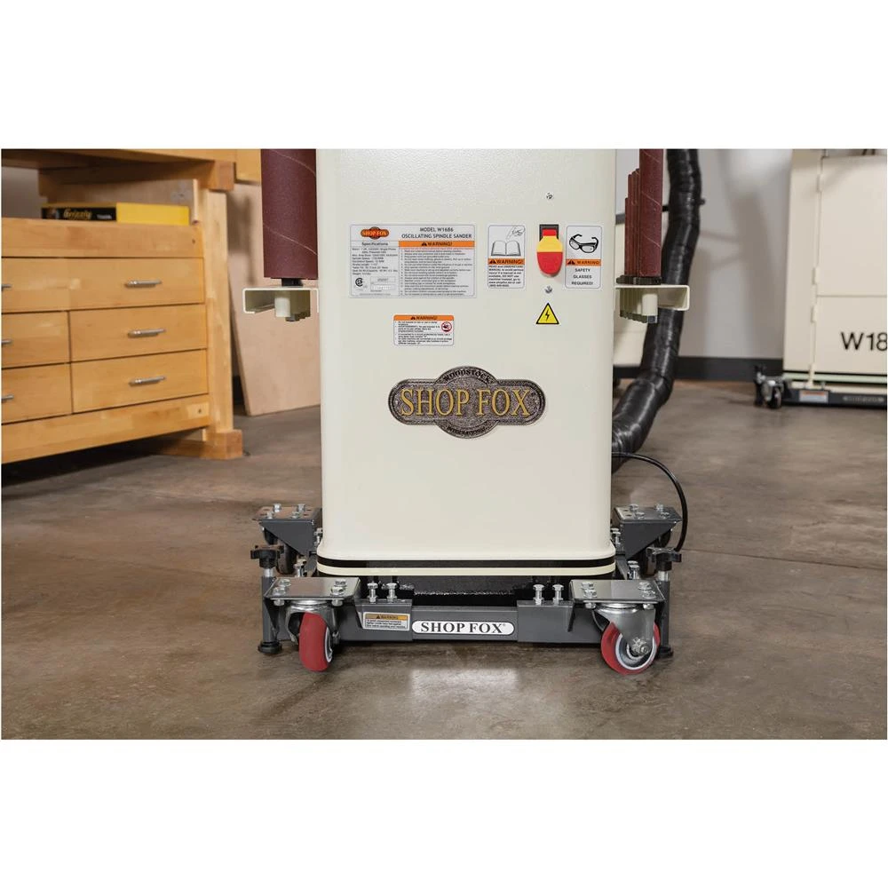 Shop Fox Adjustable Mini Mobile Base 600 lb Capacity (D2260A) — product image 2