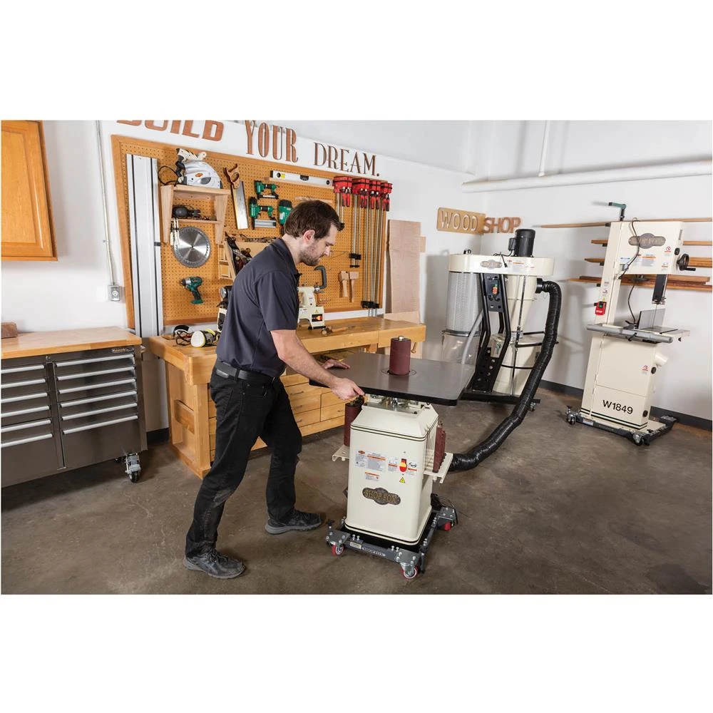 Shop Fox Adjustable Mini Mobile Base 600 lb Capacity (D2260A) — product image 5