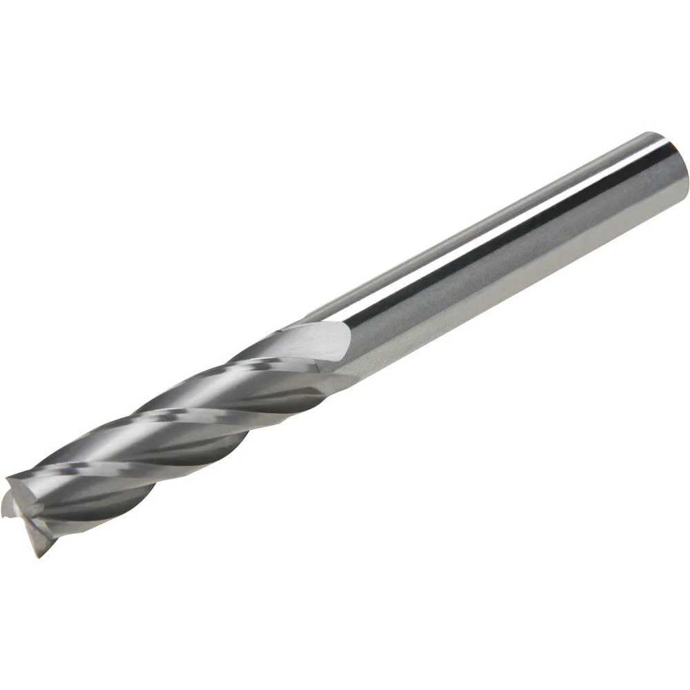 Shop Fox 1/2-Inch Solid Carbide Long End Mill 4-Flute Micro Grain (D2712)