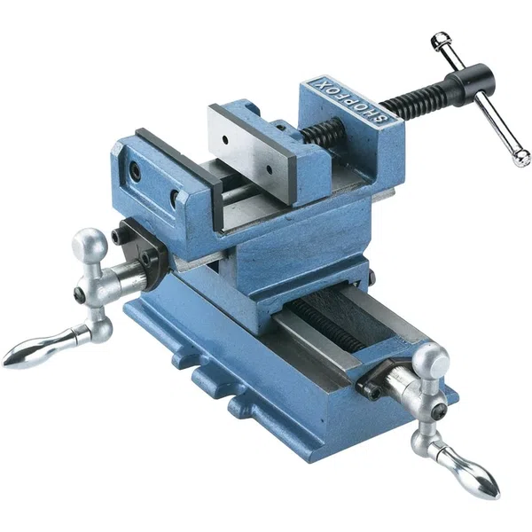 Shop Fox 4-Inch Cross Adjustable Cast Iron Sliding Vise (D2731)