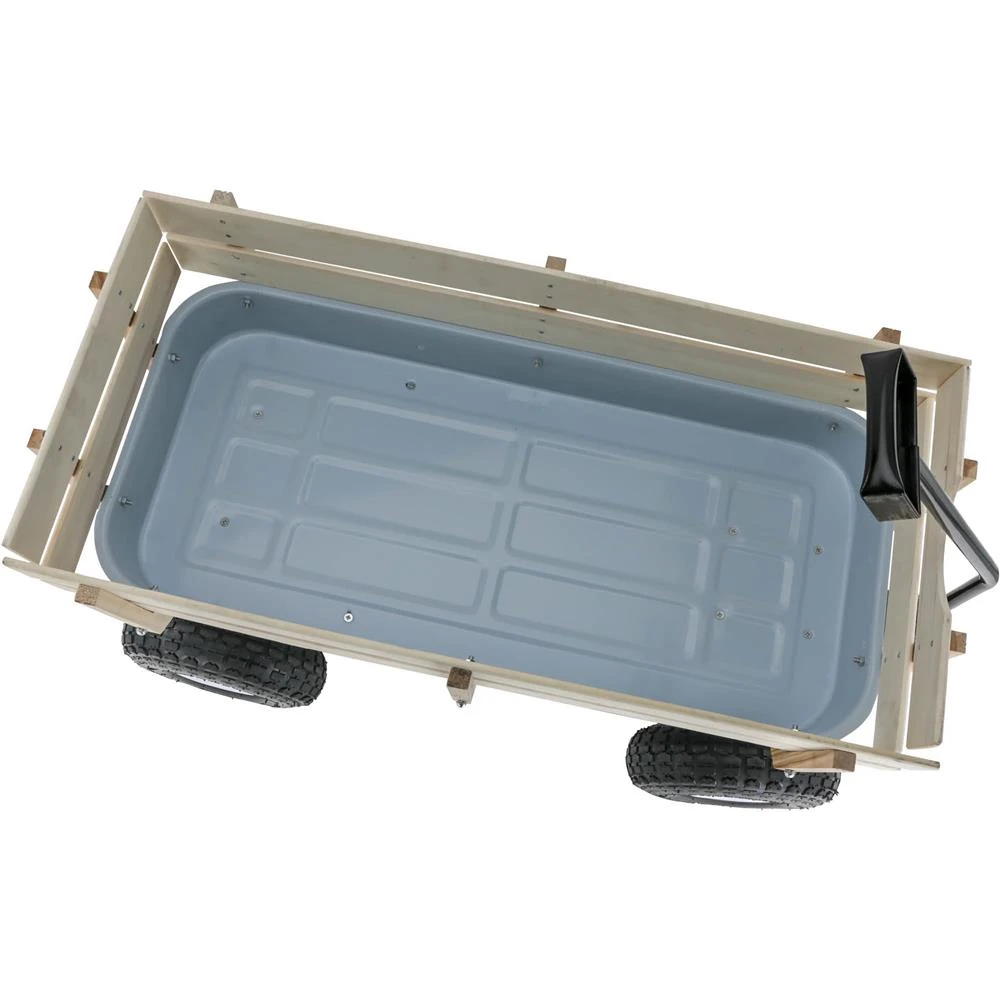 Shop Fox Heavy-Duty Wagon with 10" Pneumatic Wheels (D3244) — product image 3