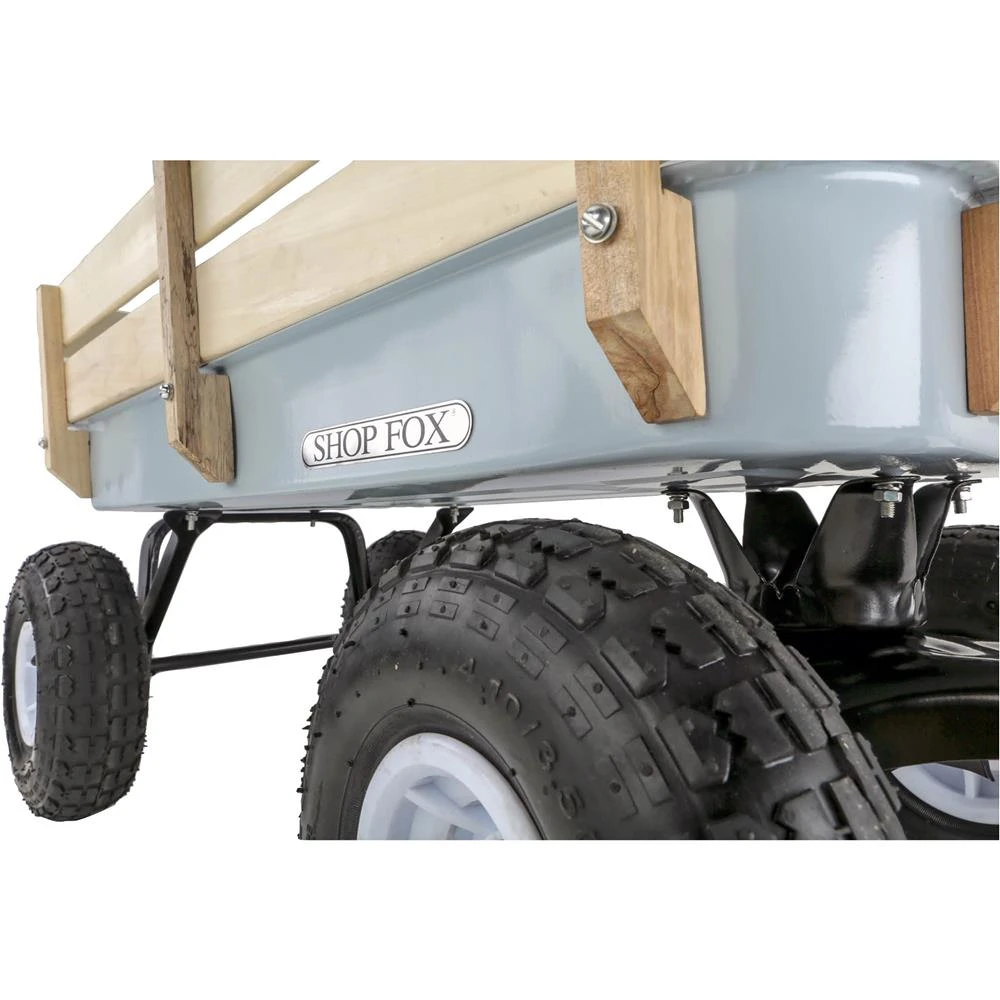 Shop Fox Heavy-Duty Wagon with 10" Pneumatic Wheels (D3244) — product image 4