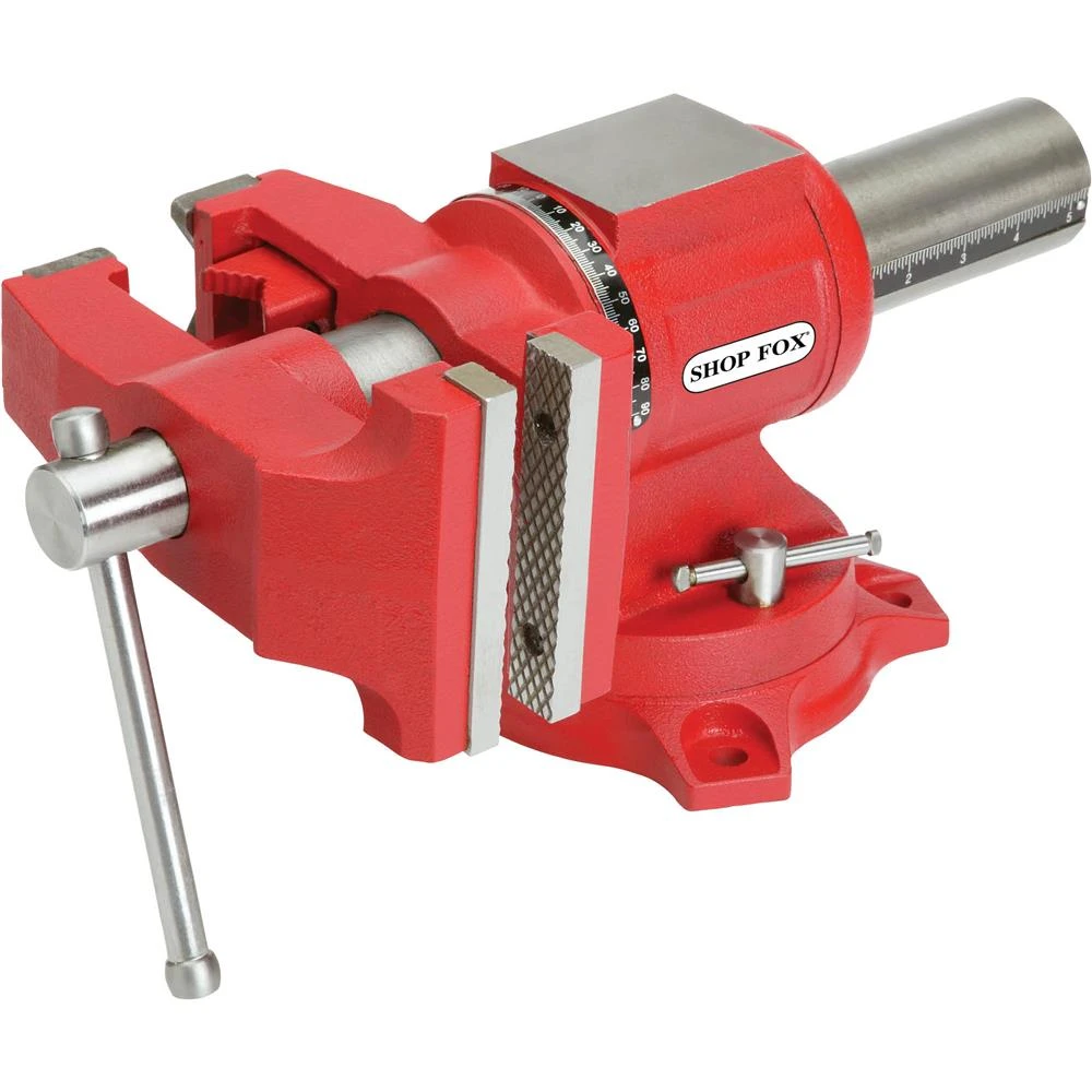 Shop Fox Multi-Purpose Bench Vise 5" Jaw Opening 360° Rotation (D4074) — product image 2